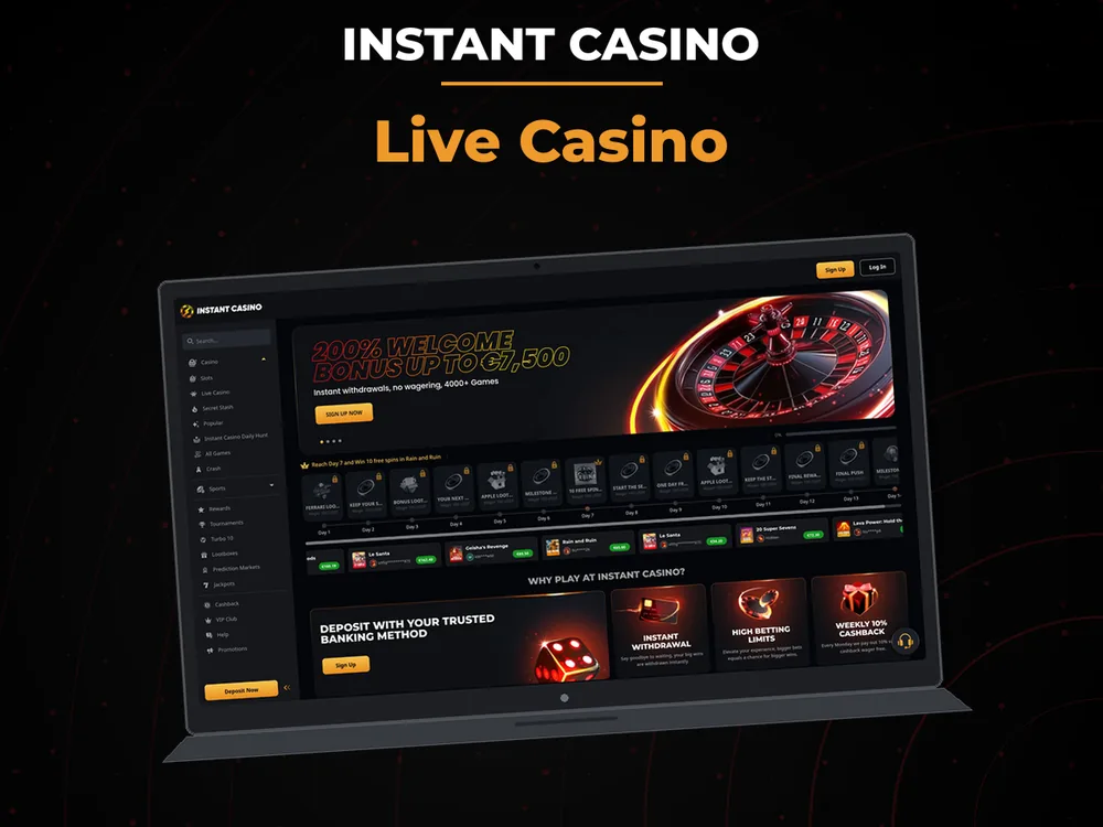 instant casino - Live Casino
