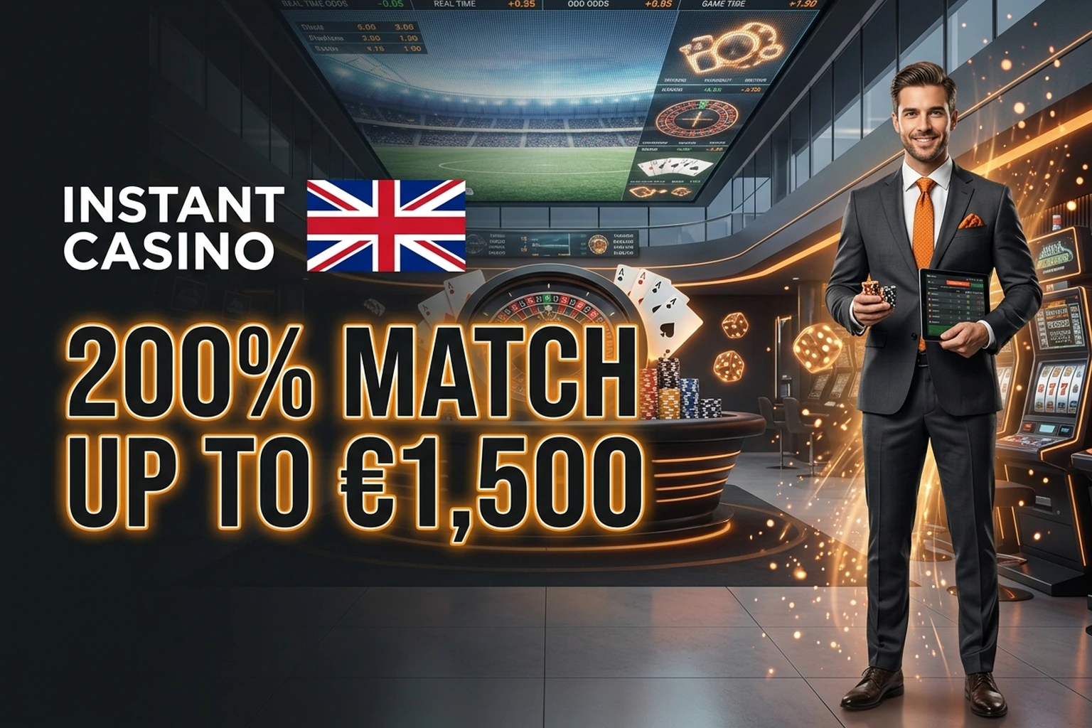 Instant Casino UK: Online Slots Live Dealer Games 200% Bonus 2026