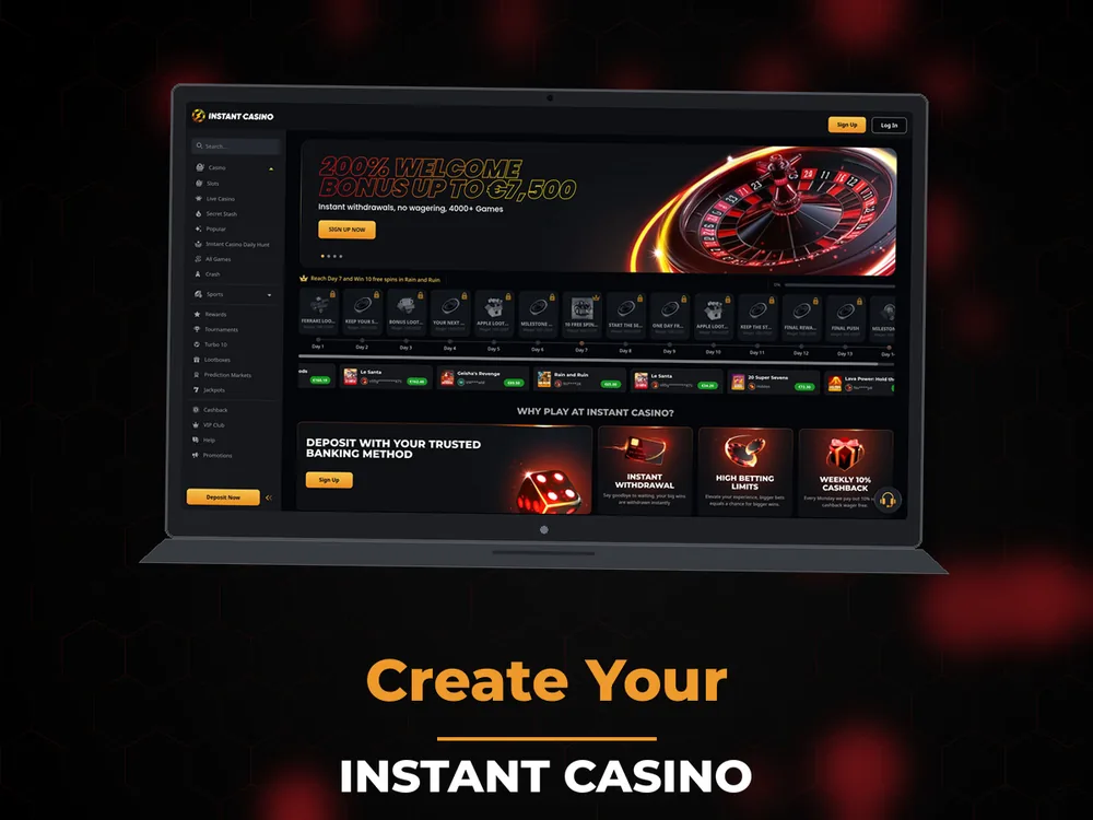 instant casino - Create Your
