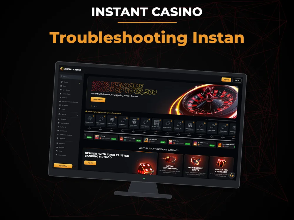 instant casino - Troubleshooting Instan