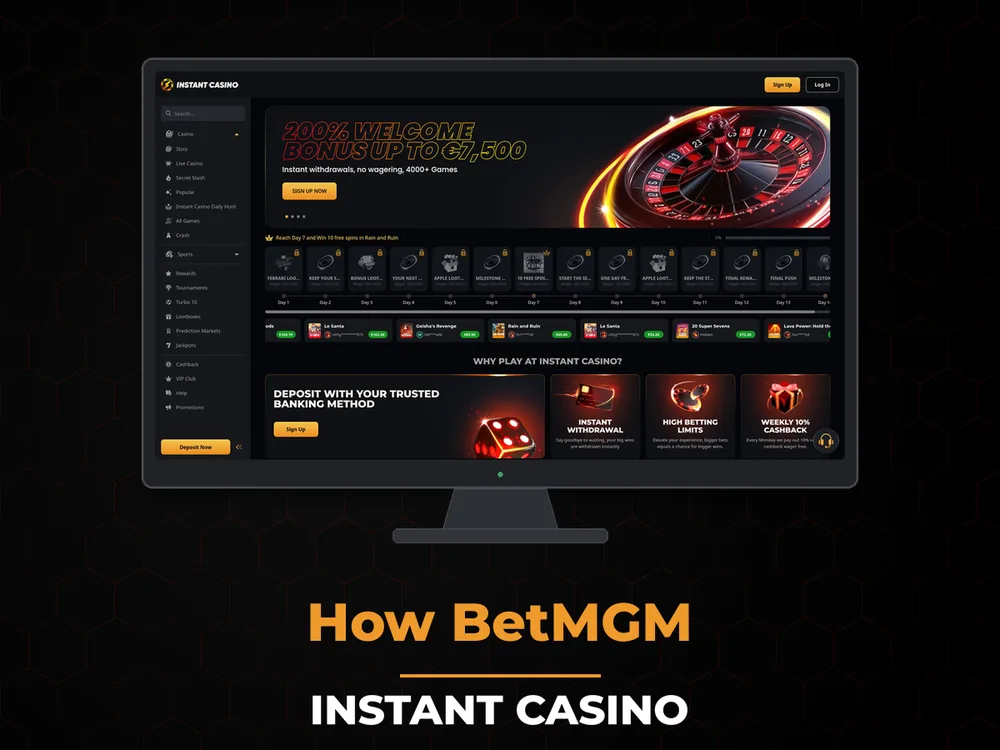 instant casino - How BetMGM