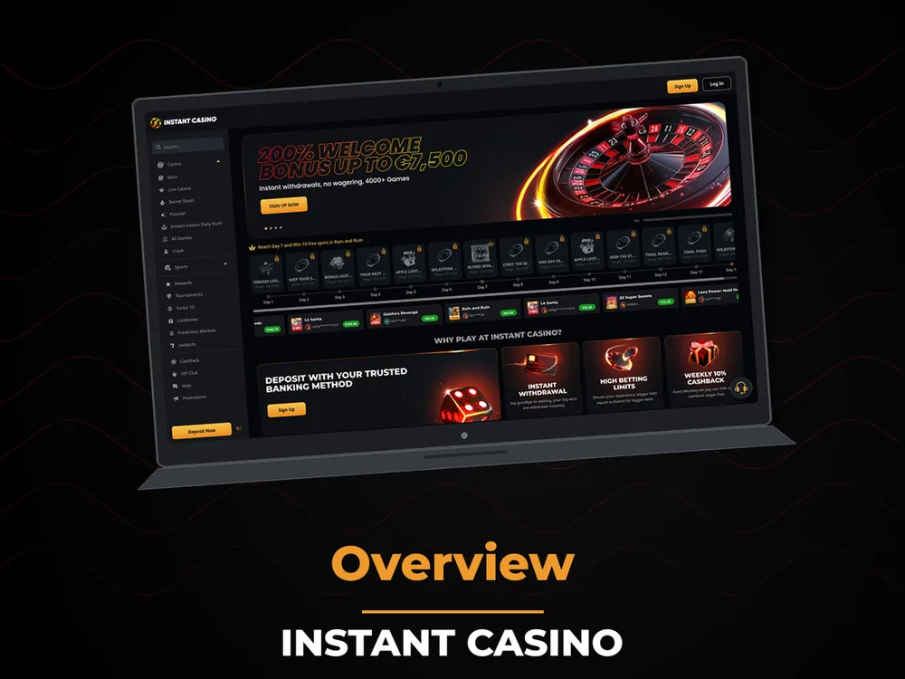 instant casino - Overview